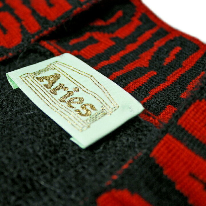 楽天市場】ARIES (アリーズ アリエス) ARIES CARDIGAN (BLACK/RED 