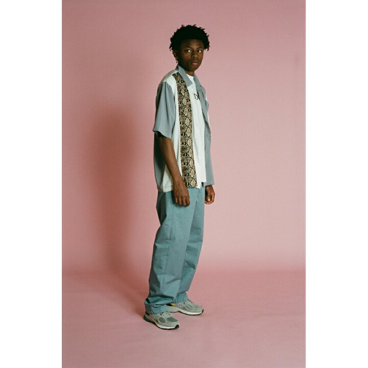 楽天市場】ARIES | HAWAIIAN SHIRT WITH PANEL (WHITE/GREY) 半袖 開襟 