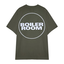 BOILER ROOM (ボイラー ルーム) OG T-SHIRT 3M (KHAKI) [ボイラールーム Tシャツ カットソー ロゴ ブランド メンズ レディース ユニセックス] [カーキ グリーン]