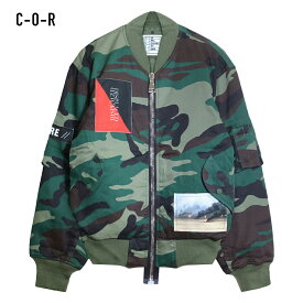 C-O-R (チルドレン オブ レボリューション) MA-1 COR LAND BOMBER (WOODLAND CAMO) [ボンバージャケット アウター カモフラージュ ブランド メンズ レディース ユニセックス] [ウッドランド カモ]