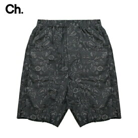 [最大90%OFF SALE] CHAPTER (チャプター) ITLE SHORT (BLACK FLORAL) [花柄 ショーツ ハーフパンツ ブランド メンズ レディース ユニセックス] [ブラック フローラル]