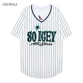 [最大90%OFF SALE] CRUWELF (クルーウェルフ) SO ICEY JERSEY (WHITE) [GUCCI MANE Tシャツ ジャージ ヒップホップ ラップ ロゴ グラフィック ブランド メンズ レディース ユニセックス] [ホワイト]