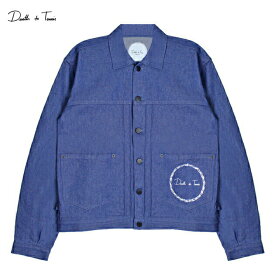 DEATH TO TENNIS (デス トゥ テニス) WILDE DENIM JACKET (DARK DENIM) [デニムジャケット ジージャン リジッド アウター ブランド メンズ レディース ユニセックス] [ダーク ブルー]