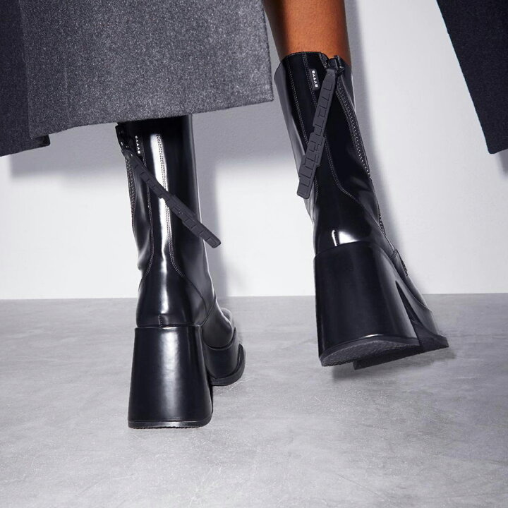 楽天市場】EYTYS | VERTIGO BOOTS (BLACK) レザーブーツ ジップアップ 