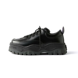 EYTYS (エイティーズ エイティス) ANGEL LEATHER SNEAKERS (BLACK) [エンジェル レザー ローカット スニーカー 厚底 プラットフォームソール ブランド メンズ レディース ユニセックス] [ブラック]