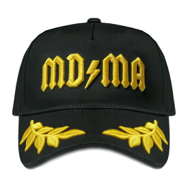 [最大90%OFF SALE] FASHION CRIMINAL LONDON (ファッション クリミナル ロンドン) BLACK & YELLOW VICTORY CAP (BLACK/YELLOW) [MDMA 6パネルキャップ スナップバック キャップ ロゴ 帽子 ブランド メンズ レディース ユニセックス] [ブラック/イエロー]