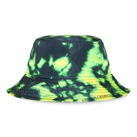 [最大90%OFF SALE] FASHION CRIMINAL LONDON (ファッション クリミナル ロンドン) JAMROCK BLACK BUCKET HAT (GREEN/BLACK) [バケットハット ナイロン タイダイ マーブル 帽子 ブランド メンズ レディース ユニセックス] [グリーン/ブラック]