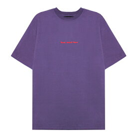 [最大90%OFF SALE] FOO AND FOO (フー アンド フー) SIMPLE SHORTSLEEVE TEE (ARCTIC DUSK) [Tシャツ カットソー ロゴ ブランド メンズ レディース ユニセックス] [パープル]