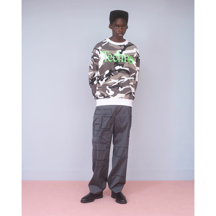 楽天市場】ICE & TECHNO | TECHNO CAMO SWEATSHIRT (WHITE) クルー 