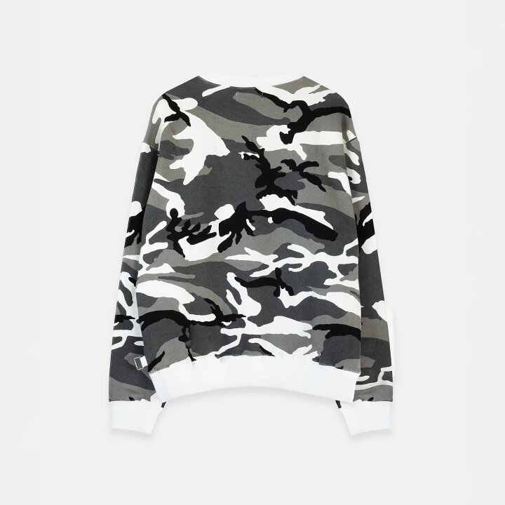 楽天市場】ICE & TECHNO | TECHNO CAMO SWEATSHIRT (WHITE) クルー 