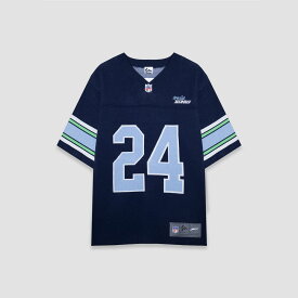 ICE & TECHNO x SPECIAL GUEST K.K. | SPECIAL TECHNO FOOTBALL KNIT (NAVY) 半袖 ニット フットボールジャージ コラボレーション トップス ネイビー