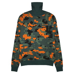 ICE & TECHNO | DIGITAL CAMO HIGH NECK SWEATER (ORANGE) jbg nClbN ^[glbN OtBbN gbvX Y IW J