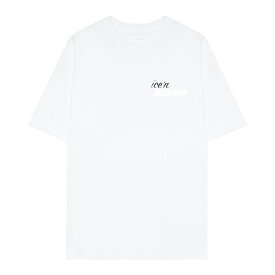 ICE & TECHNO | ICE'N TECHNO LOGO TEE (WHITE) Tシャツ カットソー リフレクター ロゴ グラフィック プリント トップス ホワイト