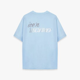 ICE & TECHNO | ICE'N TECHNO LOGO TEE (LT.BLUE) Tシャツ カットソー ロゴ グラフィック プリント トップス ライトブルー