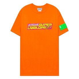 [最大90%OFF SALE] LANDLORD NEW YORK (ランドロード) AIR PRESSURE T-SHIRT (ORANGE) [Tシャツ カットソー ロゴ メンズ レディース ユニセックス] [オレンジ]