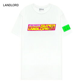 LANDLORD NEW YORK (ランドロード) AIR PRESSURE T-SHIRT (WHITE) [Tシャツ カットソー ロゴ メンズ レディース ユニセックス] [ホワイト]