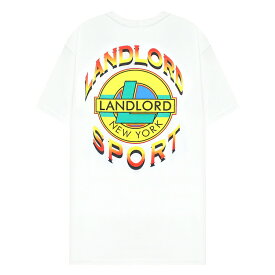 [最大90%OFF SALE] LANDLORD NEW YORK (ランドロード) LANDLORD SPORT T-SHIRT (WHITE) [Tシャツ カットソー ロゴ メンズ レディース ユニセックス] [ホワイト]