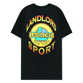 [最大90%OFF SALE] LANDLORD NEW YORK (ランドロード) LANDLORD SPORT T-SHIRT (BLACK) [Tシャツ カットソー ロゴ メンズ レディース ユニセックス] [ブラック]