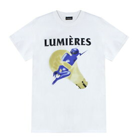 LUMIERES (ルミエール) THE DEVIL'S IN THE DETAIL TEE (WHITE) [Tシャツ カットソー ロゴ グラフィック ブランド メンズ レディース ユニセックス] [ホワイト]