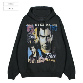 MODERN MAN (モダン マン) RICCARDO TISCI VISITE A CAPUCHE HOODIE (BLACK) [プルオーバーフーディ パーカー スウェット メンズ レディース ユニセックス] [ブラック]