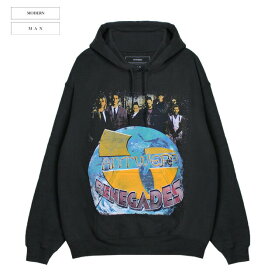 [最大90%OFF SALE] MODERN MAN (モダン マン) ANTWERP 6 VISITE A CAPUCHE HOODIE (BLACK) [プルオーバーフーディ パーカー スウェット メンズ レディース ユニセックス] [ブラック]