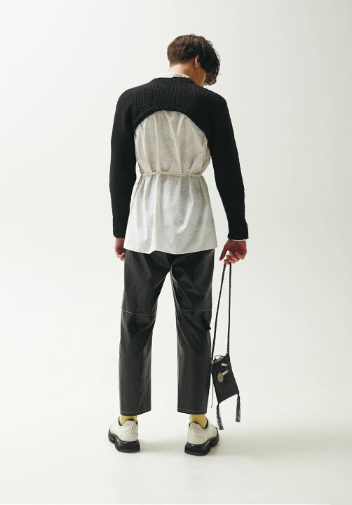 楽天市場】NASHE HALLIE (ナシェ) OUR PANTS (BLACK) [レザーパンツ 