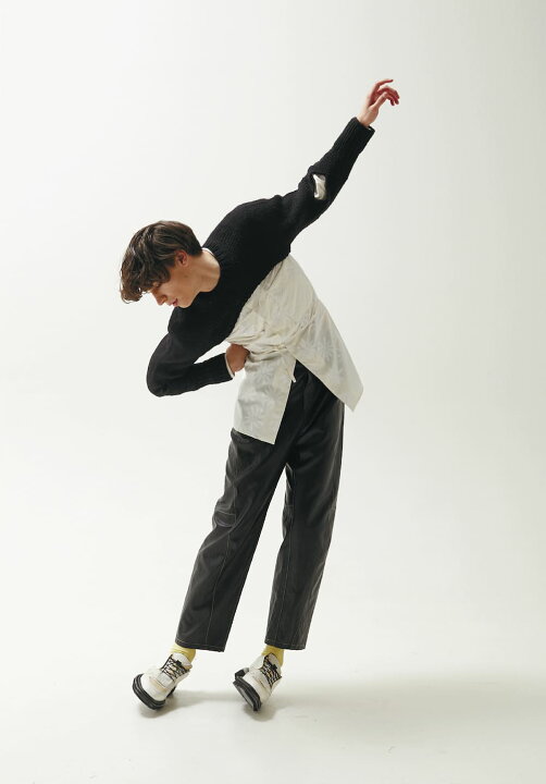 楽天市場】NASHE HALLIE (ナシェ) OUR PANTS (BLACK) [レザーパンツ 