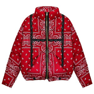 NOTHING PERSONAL | PAISLEY PUFFER JACKET (RED)  pbt@[WPbg _EWPbg o_i yCY[ AE^[ Y bh