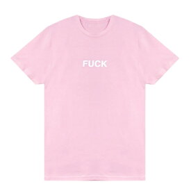 [最大90%OFF SALE] NSFW (エヌエスエフダブリュー) FUCK TEE (PINK/WHITE) [Tシャツ カットソー ロゴ ブランド メンズ レディース ユニセックス] [ピンク/ホワイト]