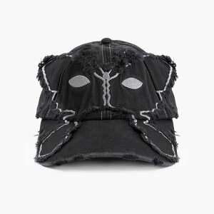 P.A.M. / PERKS AND MINI | ALIEN KISS WINGED BASEBALL CAP (BLACK) PAM �p�� �h�J 6�p�l���L���b�v �O���t�B�b�N �u���b�N