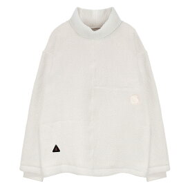 [最大90%OFF SALE] P.A.M. / PERKS AND MINI (パム / パークス アンド ミニ) ARAL SEA RECYCLED SHERPA OVERSIZED PULLOVER (FOG) [PAM フリースジャケット ボア プルオーバー アウター オーバーサイズ ブランド メンズ レディース ユニセックス][ホワイト]