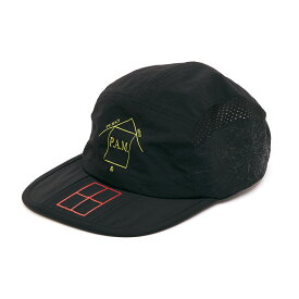 P.A.M. / PERKS AND MINI (パム / パークス アンド ミニ) SECURITY FOLDABLE CAP (BLACK) [PAM ナイロンキャップ メッシュキャップ 折りたたみ 帽子 ロゴ グラフィック ブランド メンズ レディース ユニセックス] [ブラック]