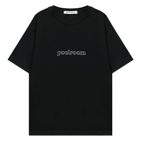 [最大90%OFF SALE] POOLROOM (プールルーム) LOGO T-SHIRT (BLACK) [Tシャツ カットソー スケーター アート ロゴ メンズ レディース ユニセックス] [ブラック]