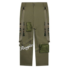 [最大90%OFF SALE] ROGIC (ロジック) MILITARY CARGO BONDAGE PANTS (KHAKI) [カーゴパンツ ボンテージ ミリタリー メンズ レディース ユニセックス] [カーキ]