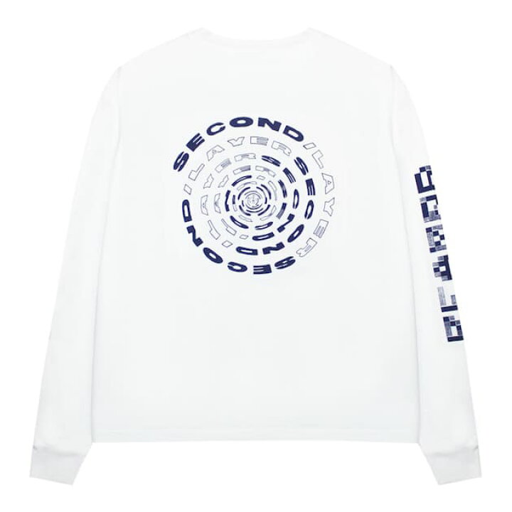 楽天市場】SECOND LAYER | SPIRAL LONG SLEEVE T-SHIRT (WHITE) 長袖 