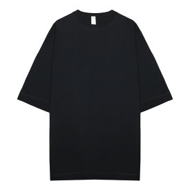 SHINYA KOZUKA (シンヤ コヅカ) MASSIVE TEE (BLACK) [SHINYAKOZUKA シンヤコヅカ 無地 Tシャツ カットソー オーバーサイズ ブランド メンズ レディース ユニセックス] [ブラック]