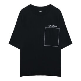 SHINYA KOZUKA (シンヤ コヅカ) WHAT I THOUGHT (BLACK / WHITE) [SHINYAKOZUKA シンヤコヅカ Tシャツ カットソー ポケット ブランド メンズ レディース ユニセックス] [ブラック / ホワイト]