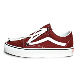 TAINTED NY (テインテッド) MYSTERY SKOOLS VANS ORIGINAL (LEVITICUS) [ヴァンズ バンズ オールドスクール カスタム スニーカー ローカット メンズ レディース ユニセックス] [バーガンディ ホワイト]