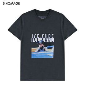 VXID (ブイエックスアイディ) ICE CUBE TEE (BLACK) [アイスキューブ Tシャツ カットソー アーティスト ヒップホップ ラップ メンズ レディース ユニセックス] [ブラック]