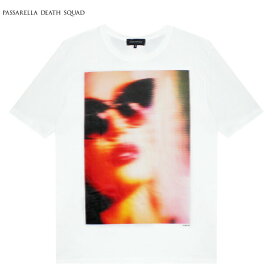 PASSARELLA DEATH SQUAD x PENTHOUSE (パサレラ デス スクアッド) NICOLE ANISTON T-SHIRT (WHITE) [Tシャツ カットソー ペントハウス ポートレート アート メンズ レディース ユニセックス] [ホワイト]