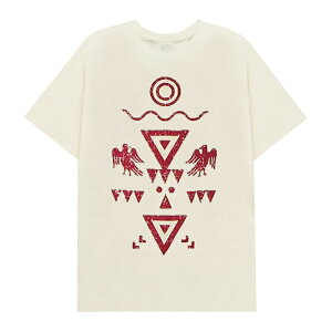 PREP JERKS | THE NATIVES T-SHIRT (CREME) �􉽊w�� T�V���c �l�C�e�B�u �i�o�z ���S �O���t�B�b�N �v�����g �g�b�v�X �����Y �N���[��