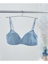 【SALE／30%OFF】【ノンワイヤー】特別な日以外の364日つけたくなるブラ 364ブラ シンプル une nana cool ウンナナクール インナー・ルームウェア ブラジャー ブルー【RBA_E】[Rakuten Fashion]