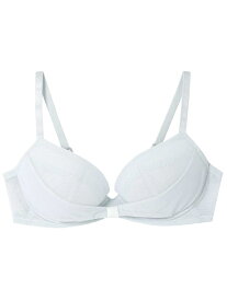 【SALE／40%OFF】胸もとフィットをリボンでキープ リボンブラ une nana cool ウンナナクール インナー・ルームウェア ブラジャー グレー ブルー【RBA_E】[Rakuten Fashion]