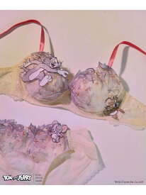 【SALE／30%OFF】トムとジェリー * une nana cool 3/4カップブラ une nana cool ウンナナクール インナー・ルームウェア ブラジャー ブルー ホワイト【RBA_E】[Rakuten Fashion]