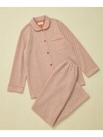 【綿混】丸襟ぽこぽこNew Yearパジャマ une nana cool ウンナナクール インナー・ルームウェア パジャマ グリーン ブルー ブラック ベージュ レッド ホワイト イエロー【送料無料】[Rakuten Fashion]