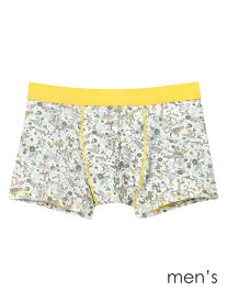 【SALE／20%OFF】MADE WITH LIBERTY FABRIC メンズパンツ une nana cool ウンナナクール インナー・ルームウェア ボクサーパンツ・トランクス グリーン イエロー レッド【RBA_E】[Rakuten Fashion]