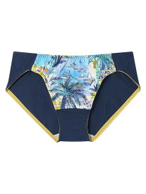 MADE WITH LIBERTY FABRIC 【綿混】ショーツ une nana cool ウンナナクール インナー・ルームウェア ショーツ ネイビー ホワイト グリーン[Rakuten Fashion]