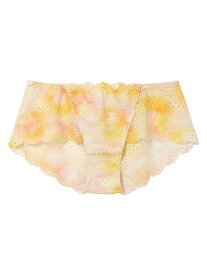 MADE WITH LIBERTY FABRIC 総レースショーツ une nana cool ウンナナクール インナー・ルームウェア ショーツ ピンク ベージュ[Rakuten Fashion]