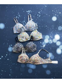【SALE／40%OFF】【ノンワイヤーブラ】MADE WITH LIBERTY FABRIC 364シンプル une nana cool ウンナナクール インナー・ルームウェア ブラジャー ネイビー グリーン ホワイト パープル【RBA_E】[Rakuten Fashion]