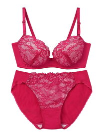 【SALE／30%OFF】【WEB限定】ブラ&ショーツセット une nana cool ウンナナクール インナー・ルームウェア ブラ＆ショーツセット レッド【RBA_E】[Rakuten Fashion]